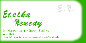etelka nemedy business card